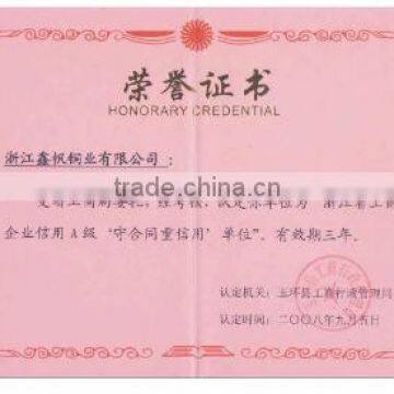Zhejiang industry and commerce business credit gra