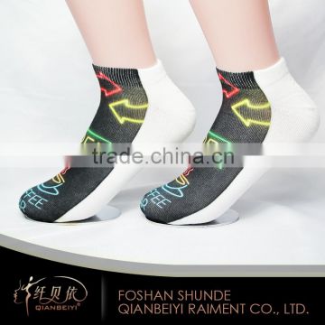 Opaque cotton full digital printing teen young girls socks