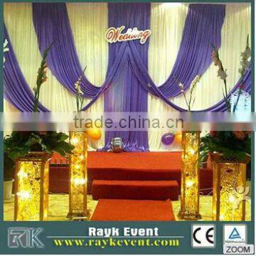 RK Backdrop Pipe and Drape for Wedding, Show, Events/ Decorative Pillars and Columns