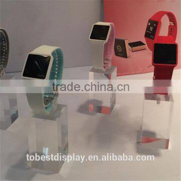 Hot sale high grade acrylic material iwatch holder watch dock