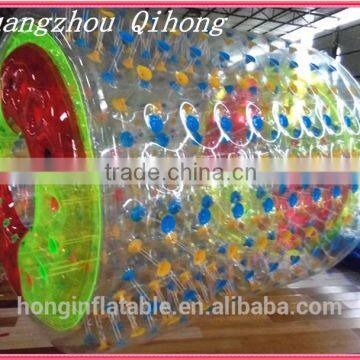 Durable jumbo inflatable water cylinder/water roller /water roller ball