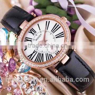 2016 Wholesale OEM Fashion Lady Quartz Watch , Stainless Steel Golden Luxury Branded Watches Women Quality Choice photo-3