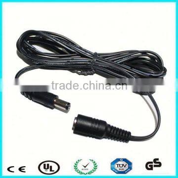 1M Male female 5.5 2.1mm barrel plug DC cable