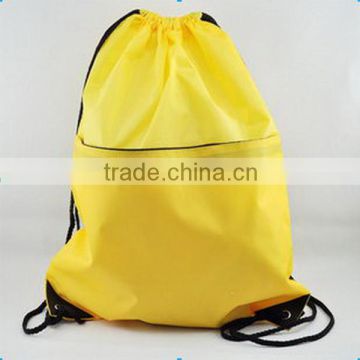 High quality hot-sale drawstring backpack with flap