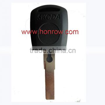 Skoda transponder key blank & blank car key & key shell