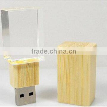 Oem Logo Free Sample Wooden Usb Flash Drive With LED Light Quality Choice photo-3