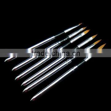 6XBlack Handle Nail Art Tips Acrylic Brush Set HN1840