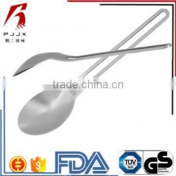 Pure titanium metal eco-friendly Sandblasting stainless spoon