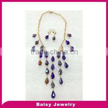 New Arrival Jewelry stainless steel multicolor african beads necklaces