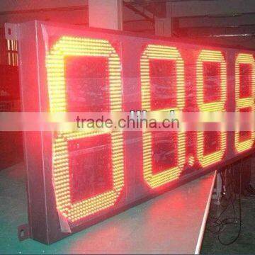 27 inches Waterproof 12" 8.889 Green outdoor advertising flexible led display price signs