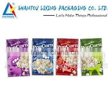 LIXING PACKAGING transparent clear bags popcorn packaging