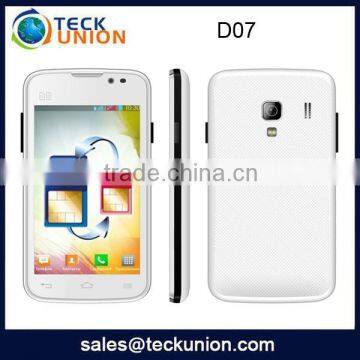 D07 4.0inch cheap original china smart cellular phone with 1000mah battery
