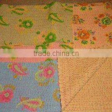 light colors indian king size handmade quilts cotton