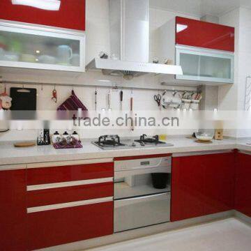 Eco-friendly Acrylic mdf door Kitchen Cabinet