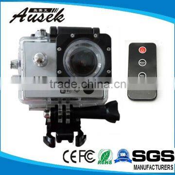 1.5 Inch Big Views Wifi Remote Control Sport DV Xiaomi Yi Action Camera Waterproof Case