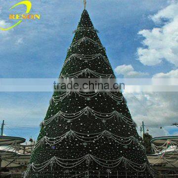 Shopping Mall Outdoor Large Christmas Tree With Star Garden Decoration photo-6