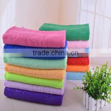 JPTOWEL140711 140 cm X70 cm embossing microfiber towel