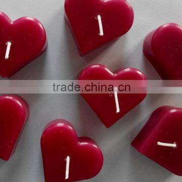 heart shape candle