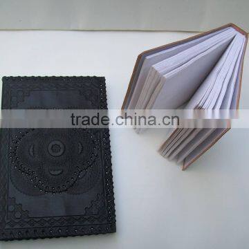 Creative Black Embossed Leather Journals