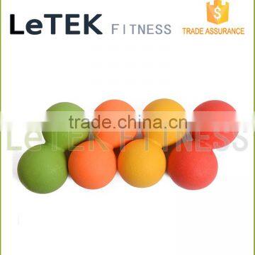 TPE Double Lacrosse Ball Peanut Massage Ball for Thoracic Spine - Upper Back, Neck, Scapula - Ideal for Mobility Work