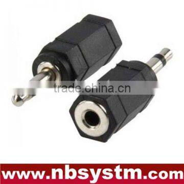 3.5mm mono plug male to 2.5mm mono,stereo jack female adapter