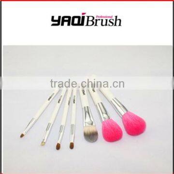 new style animal hair wood handle makeup brush set