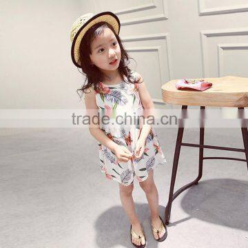 Wholesale Cheap Lovely Sleeveless Thin Flower Girl Dress for Summer