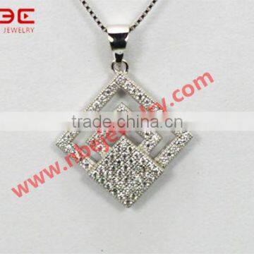 AAA CZ micro wax setting necklace vners