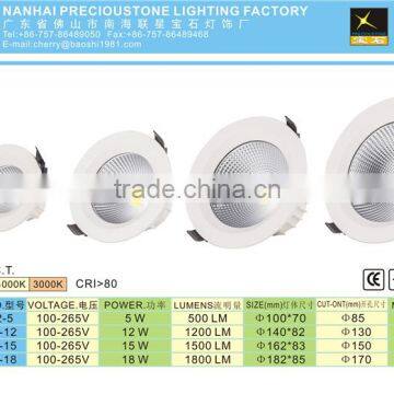 Quality 12W China Cob Led Downlight With SASO CE ROHS photo-3