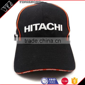 Custom High Quality Cotton 6 Panel cap 3D Embrossed wide brim Baseball Hat