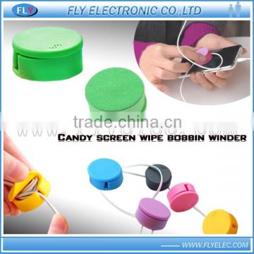 Promotional gift silicone bobbin winder