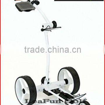 2013 New Shape Electric Golf Trolley ,24V Lithium Battery .400W Tubular Motors more than 36 Holes .,Free Accessory