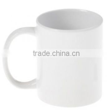 11oz. White Ceramic Mug/ Grade AA Ceramic Mug/ Mug for Promotions/ Mug for Printing/ Mug for Sublimation