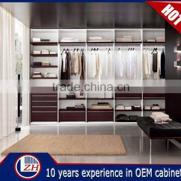 Factory direct plywood 3 door wood bedroom wardrobe design