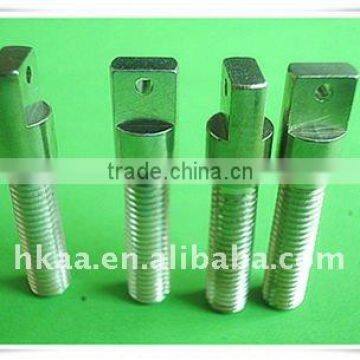 steel white zinc plating knurled thumb screw