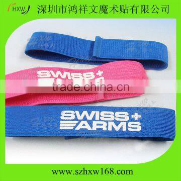 50*380MM Eco-Friendly adjustable Elastic strap with logo printed