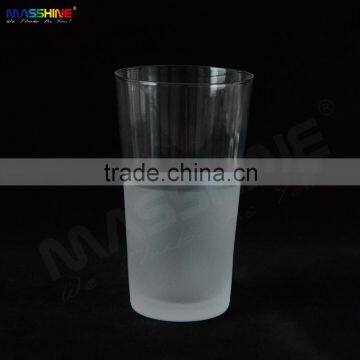 Custom Design Frosted Glass Cup 12 OZ