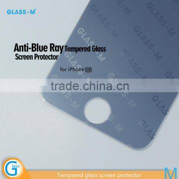 No Bubble Anti Blue Ray 9H Cristal Templado Membrane for iPhone SE