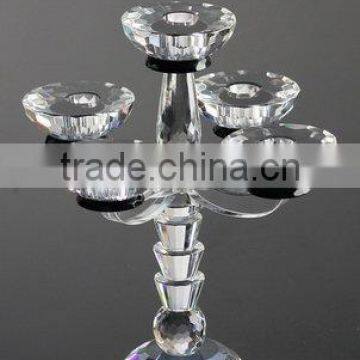 Crystal candle holder