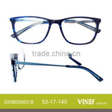 Wholesale new Fashion acetate optical frames spectacles (63-B)