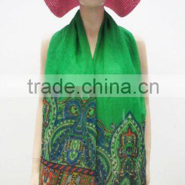 New style green scarf,Polyester long scarf,Scarf for women