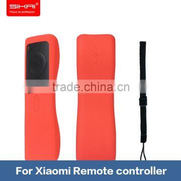 Sikai Patent Perfect Fit Fluorescent Silicone Rub Case Skin For Xiaomi TV Controller Protector With Hand Loop Silicone Case photo-5
