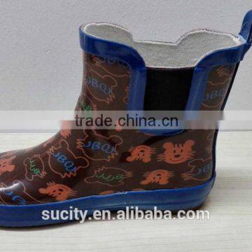 rubber boots with tiger print rubber rain boots cheap kids rain boots