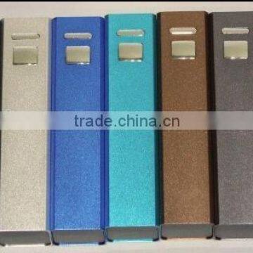 Power Bank mini Aluminum Portable 2600mah OEM/ODM free service manufacturer in Shenzhen factory