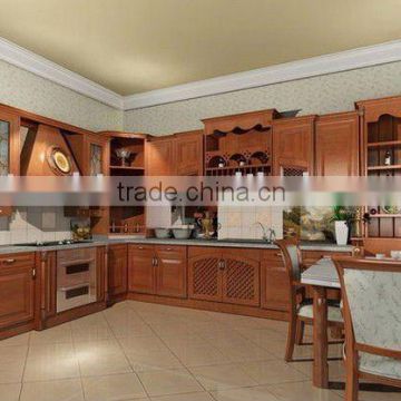 Solid wood kitchen cabinet