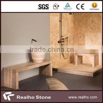 Carrara White Marble Stone Bench photo-4