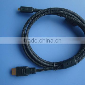 2.0v copper clad steel conductor 7.3mm outer sheath hdmi cable for samsung galaxy note 3 from professional Manufacturer