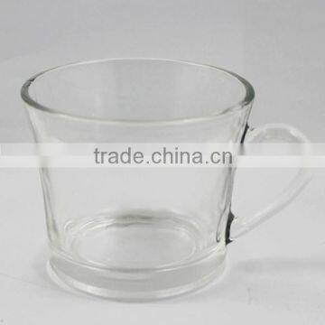 Hot sale glass cup with handle