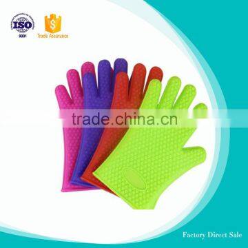 Durable silicone dishwashing gloves