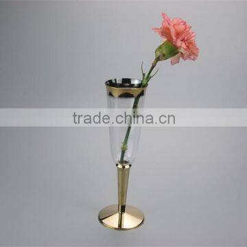 6OZ Plastic Gold Rim Champagne Cup ,Disposable Plastic Wine Cup
